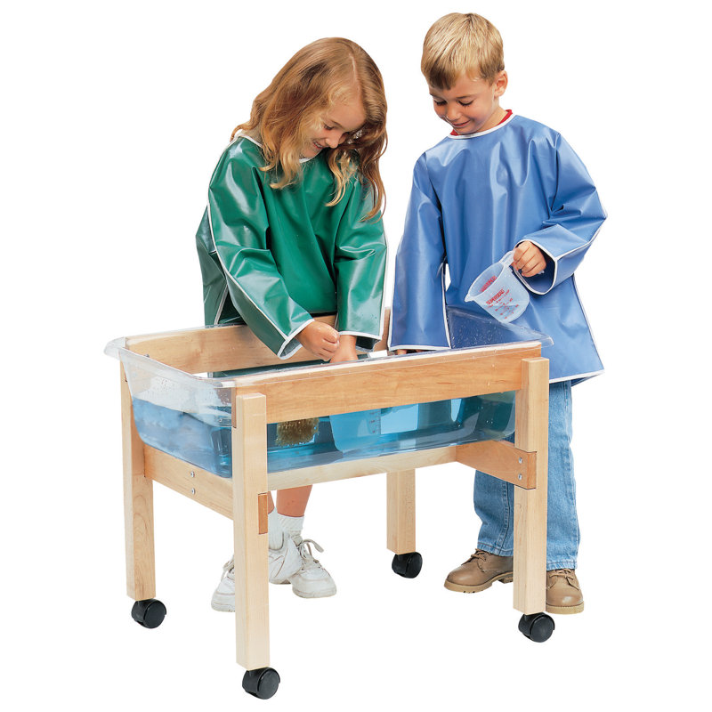 Childcraft 29.75'' x 22.13'' Solid Wood Sand And Water Table Wayfair